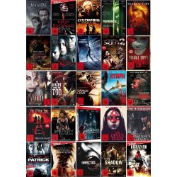 Paket mit 25 Horrorfilmen auf 25 DVDs/NEU/OVP FSK18 #242