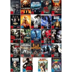 Paket mit 25 Zombiefilmen auf 26 DVDs/NEU/OVP FSK18 #243