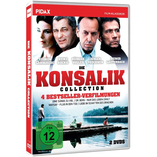 Die Konsalik Collection / 4 Bestsellerverfilmungen - Pidax  2 DVDs/NEU/OVP