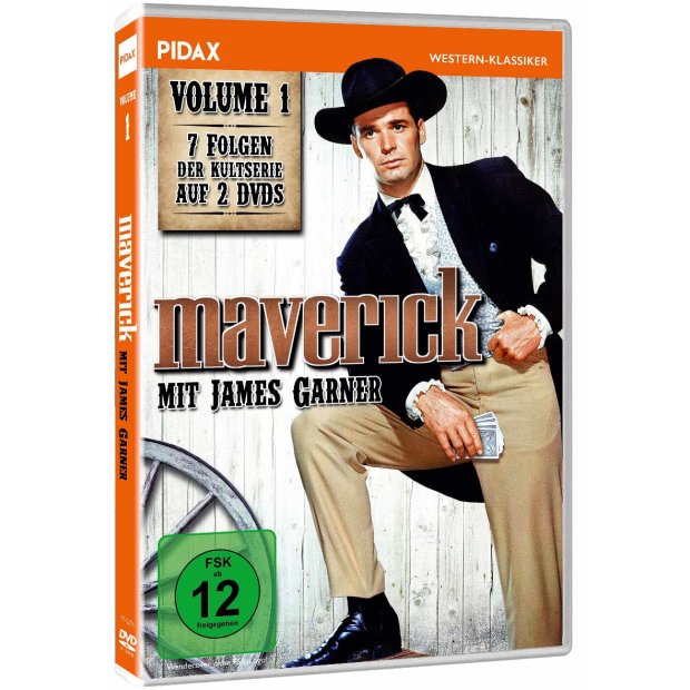 Maverick  Vol. 1 / 7 Folgen [Pidax] Westernserie James Garner  2 DVDs/NEU/OVP