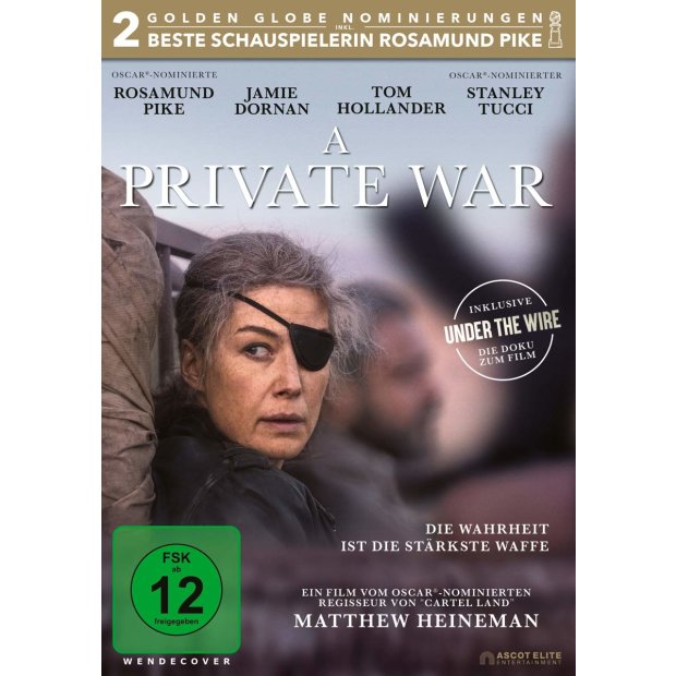 A Private War - Rosamund Pike   2 DVDs/NEU/OVP