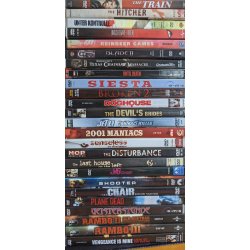 Paket mit 25 FSK18 Filme - 25 DVDs - Rambo, Shooter,...