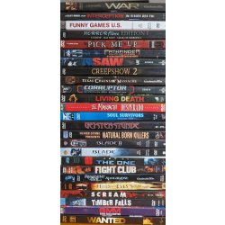 Paket mit 25 FSK18 Filme - 25 DVDs - Blade,Fight Club,SAW...