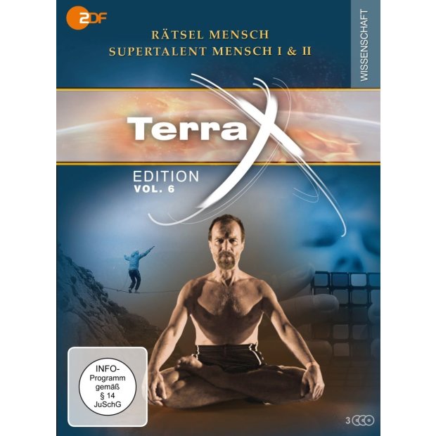 Terra X - Edition 6 - Rätsel Mensch - Supertalent Mensch I & II  3 DVDs/NEU/OVP