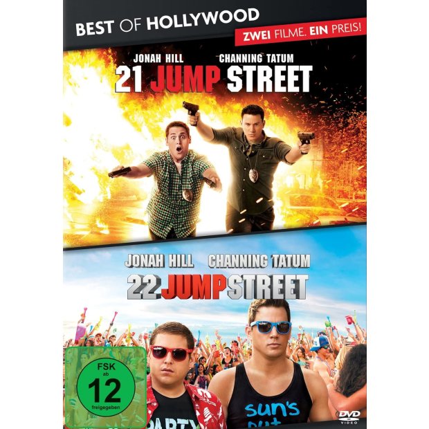21 Jump Street  / 22 Jump Street - Jonah Hill  Channing Tatum  2 DVDs/NEU/OVP