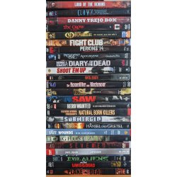 Paket mit 25 FSK18 Filme - 25 DVDs - Crow, Reident Evil,...