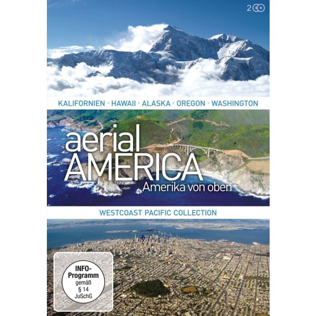 Aerial America - Amerika von oben: Westcoast Pacific  2 DVDs/NEU/OVP