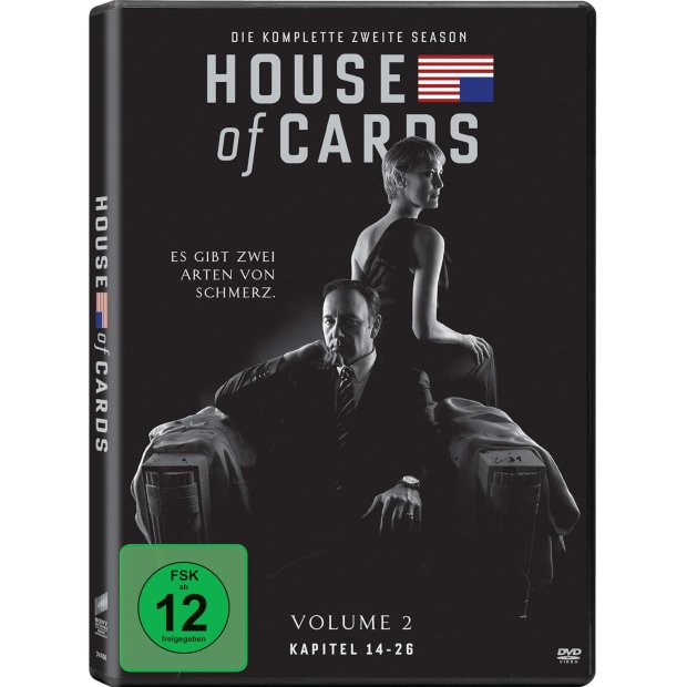 House of Cards - Die komplette zweite Season  (4 DVDs) NEU/OVP