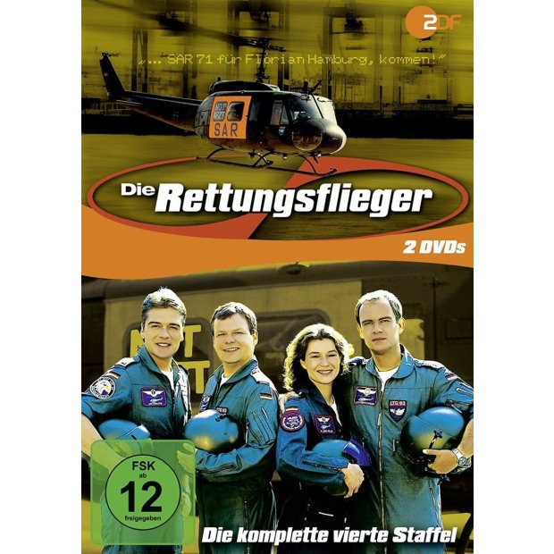 Die Rettungsflieger - Die komplette vierte Staffel  (2 DVDs) NEU/OVP