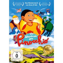Die Abenteuer des Pinocchio - Trickfilm   DVD/NEU/OVP