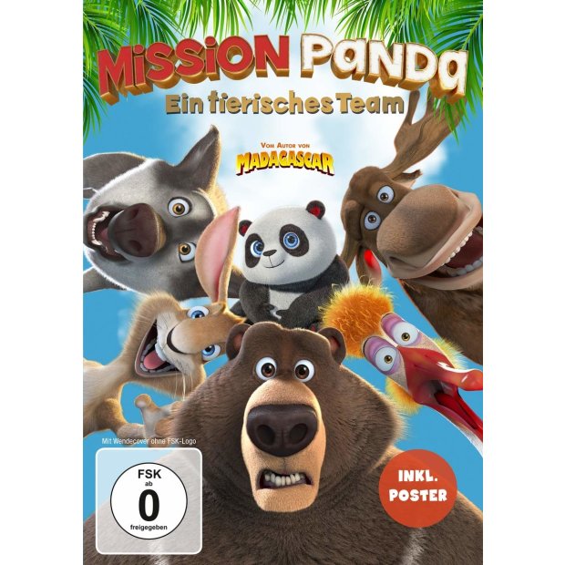 Mission Panda - Ein tierisches Team - Trickfilm   DVD/NEU/OVP