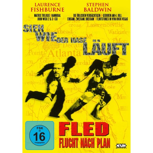 Fled - Flucht nach Plan - Laurence Fishburne  DVD/NEU/OVP