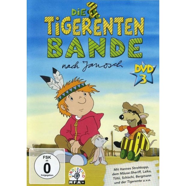 Die Tigerentenbande - Vol. 3 - Janosch  DVD/NEU/OVP