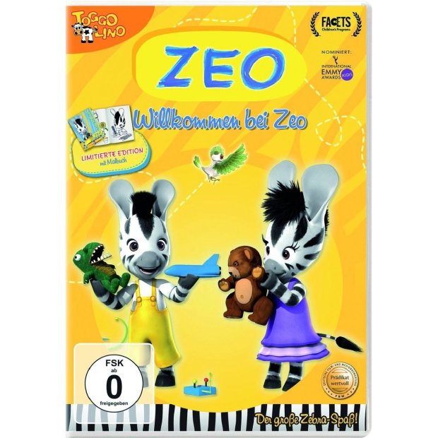 Zeo - Willkommen bei Zeo - Teil 1 (mit Ausmalheft)  DVD/NEU/OVP