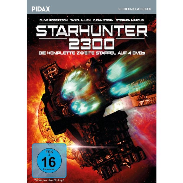 Starhunter, Staffel 2 / Weitere 22 Folgen der Sci-Fi-Krimiserie PIDAX - 4 DVDs/NEU/OVP