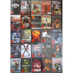 DVD FSK 18 Paket  #9 - 34 DVDs/58 Filme - NEU/OVP FSK 18
