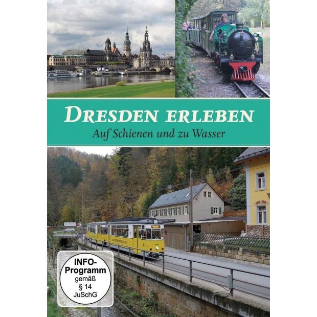 Dresden Erleben auf Schienen und zu Wasser  DVD/NEU/OVP