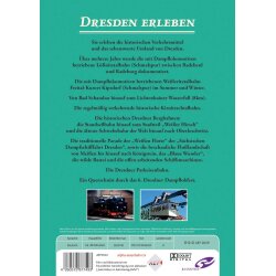 Dresden Erleben auf Schienen und zu Wasser  DVD/NEU/OVP