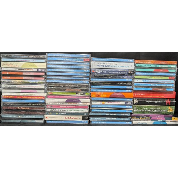 Grosses CD Paket #2 - 60 Hörbücher  - 143 CDs und mp3 CDs/NEU/OVP