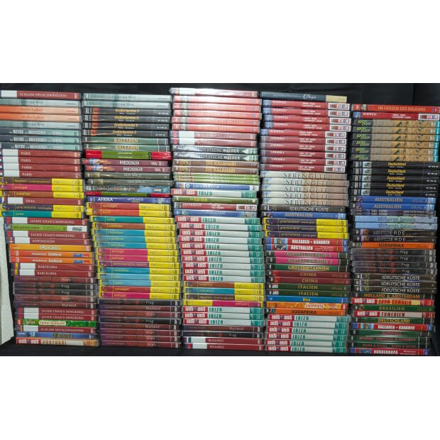 Das große Reise DVD - Paket – über 195  Titel – NEU & OVP