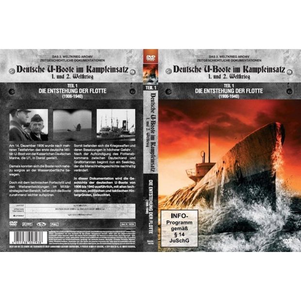 Deutsche U-Boote im Kampfeinsatz 1906 - 1940  DVD/NEU/OVP