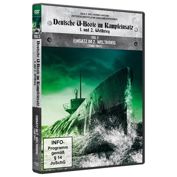Deutsche U-Boote im Kampfeinsatz 1940 - 1941 Teil 2  DVD/NEU/OVP