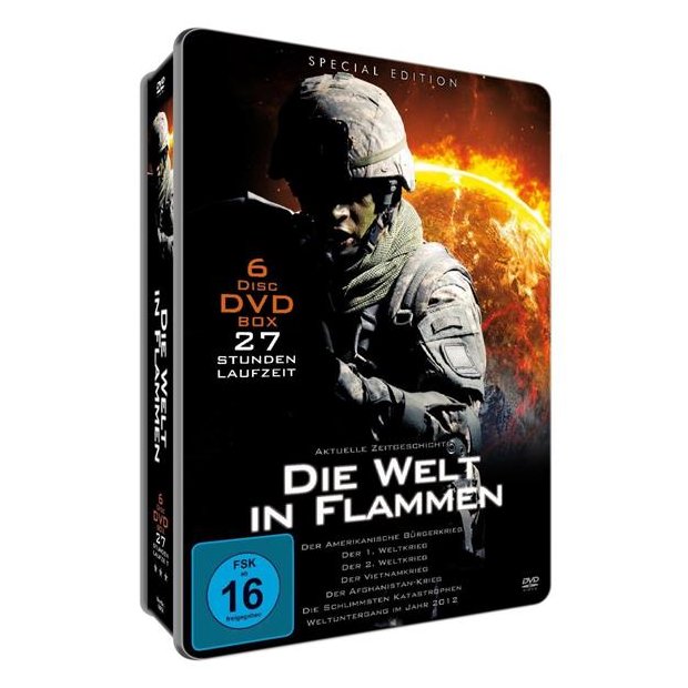 Die Welt in Flammen - Deluxe Metallbox  (6 DVDs) NEU/OVP