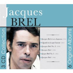 Jacques Brel - 6 Original Albums - 3 CDs/NEU/OVP
