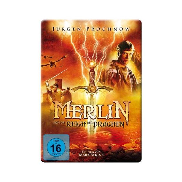 Merlin und das Reich der Drachen - Steelbook DVD/NEU/OVP