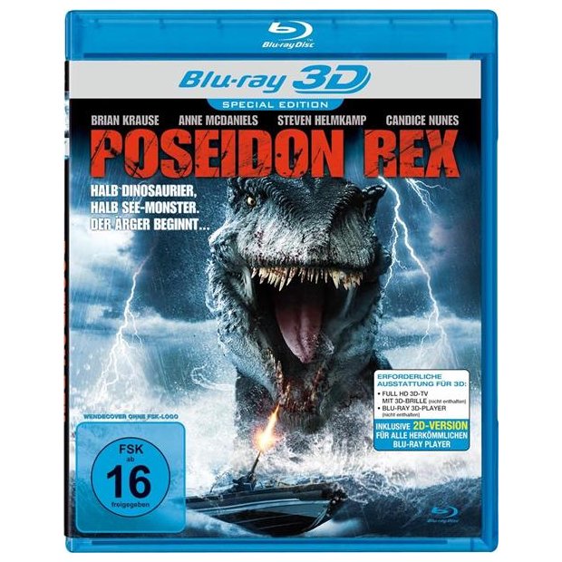 Poseidon Rex - Halb Dino Halb Seemonster  3D Blu-ray/NEU/OVP
