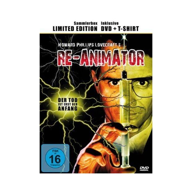 Re-Animator (+ T-Shirt/Größe XL) [Limited Edition] Box  DVD/NEU/OVP