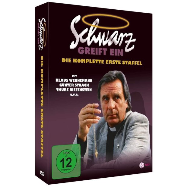 Schwarz greift ein - Die komplette erste Staffel  4 DVDs/NEU/OVP