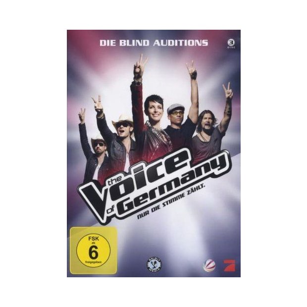 The Voice Of Germany Staffel 1 - Die Blind Auditions [3 DVDs] NEU/OVP
