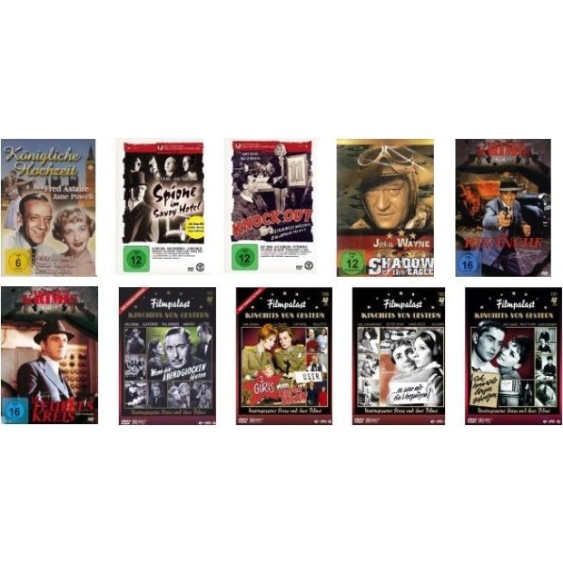Paket mit 10 Klassikern auf 10 DVDs/NEU/OVP  #88