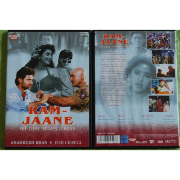 Ram Jaane - Shahrukh Khan - Bollywood Slimcase DVD/NEU