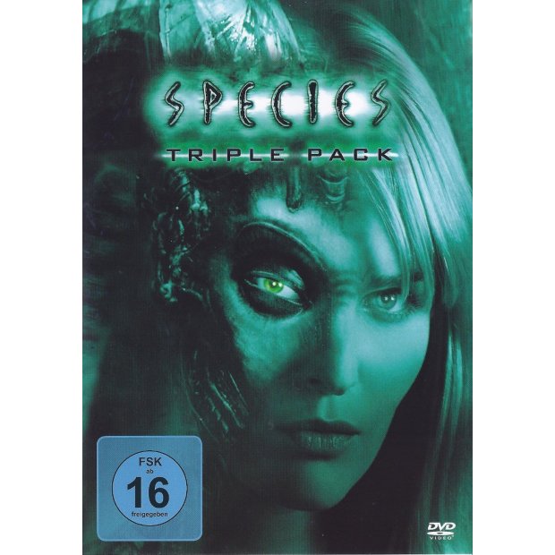 SPECIES  TRIPLE PACK - Alle 3 Filme - 3 DVDs/NEU/OVP