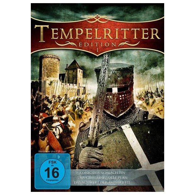 Tempelritter Edition Vol. 1 - 3 Filme  DVD/NEU/OVP