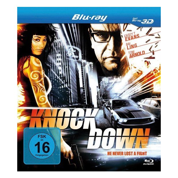 Knockdown - 3D Blu-ray/NEU/OVP Tom Arnold  Bai Ling