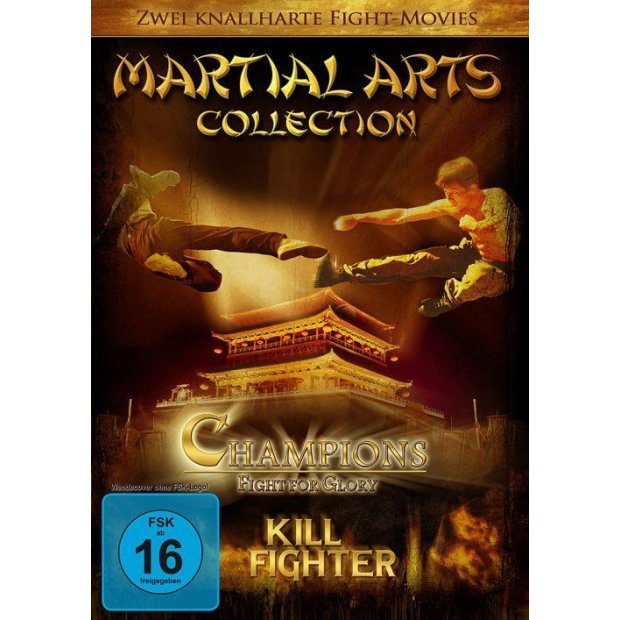 Martial Arts Collection - Kill Fighter &amp; Champions...  DVD/NEU/OVP