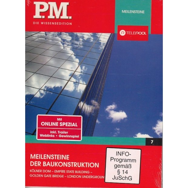 Meilensteine der Baukonstruktion P.M. Die Wissensedition  DVD/NEU/OVP