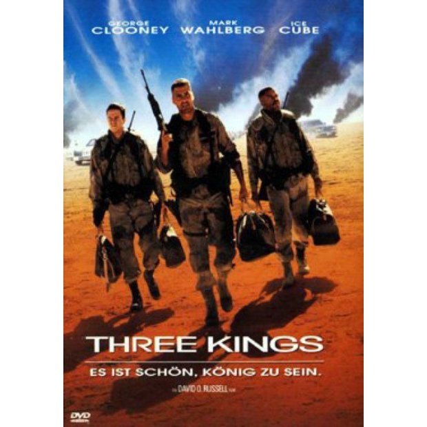 Three Kings - Es ist sch&ouml;n, K&ouml;nig zu sein - George Clooney DVD *HIT* Neuwertig